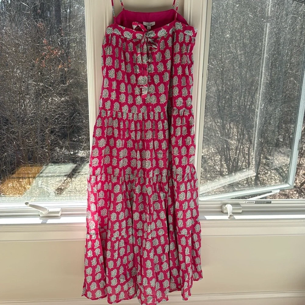 NWT JCrew and SZ Blockprints Summer dress - Picture 3 of 12